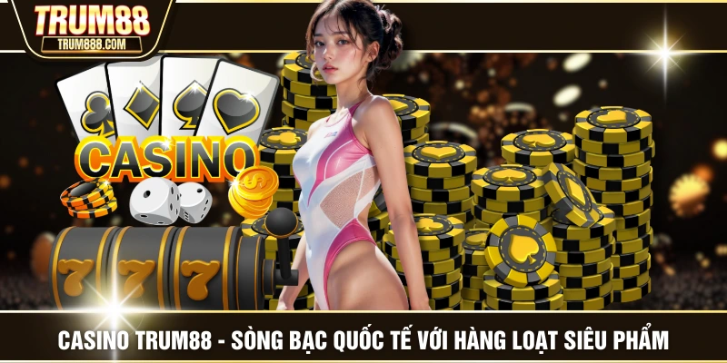 Casino TRUM88 - Sòng Bạc Quốc Tế Với Hàng Loạt Siêu Phẩm