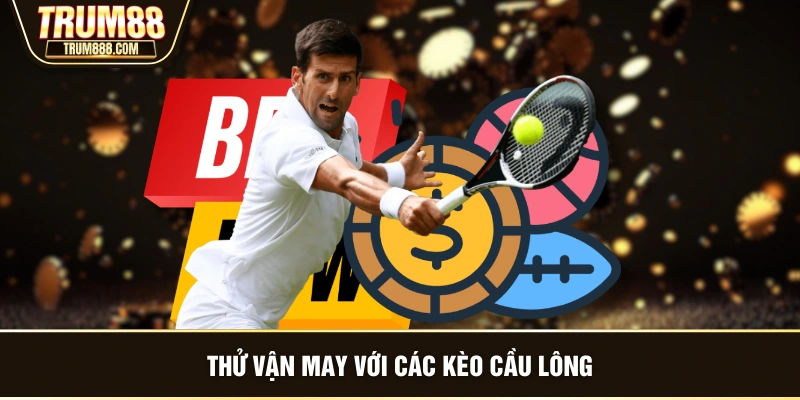 Thử vận may với các kèo cầu lông